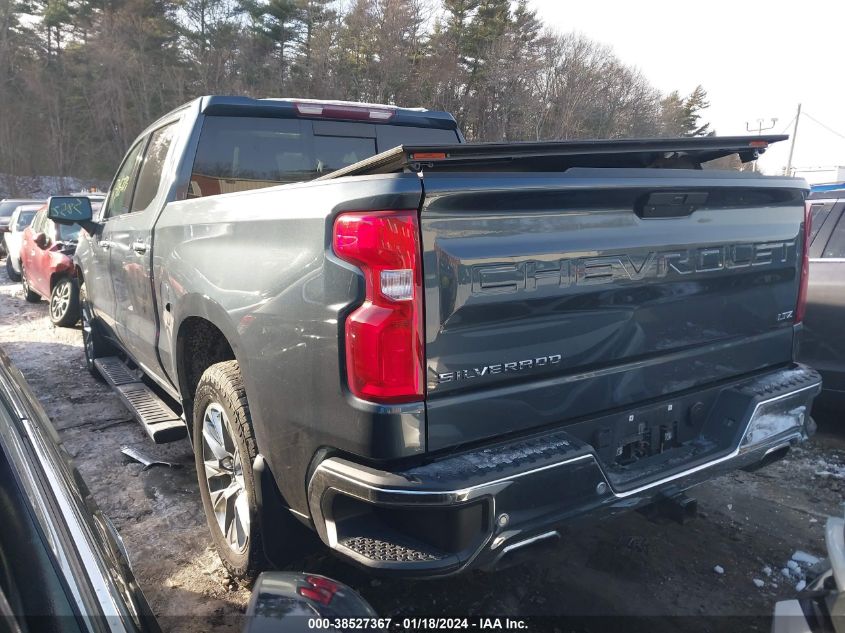 2021 CHEVROLET SILVERADO 1500 4WD  SHORT BED LTZ - 3GCUYGED4MG186657