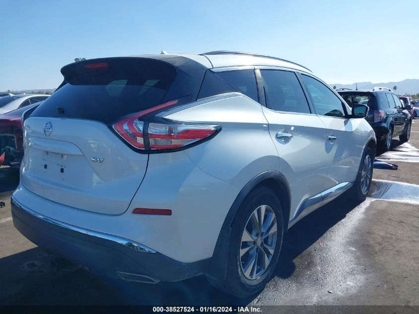 2015 NISSAN MURANO SV - 5N1AZ2MG9FN219480