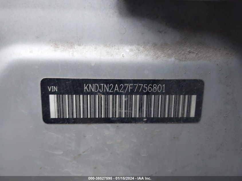 2015 KIA SOUL - KNDJN2A27F7756801