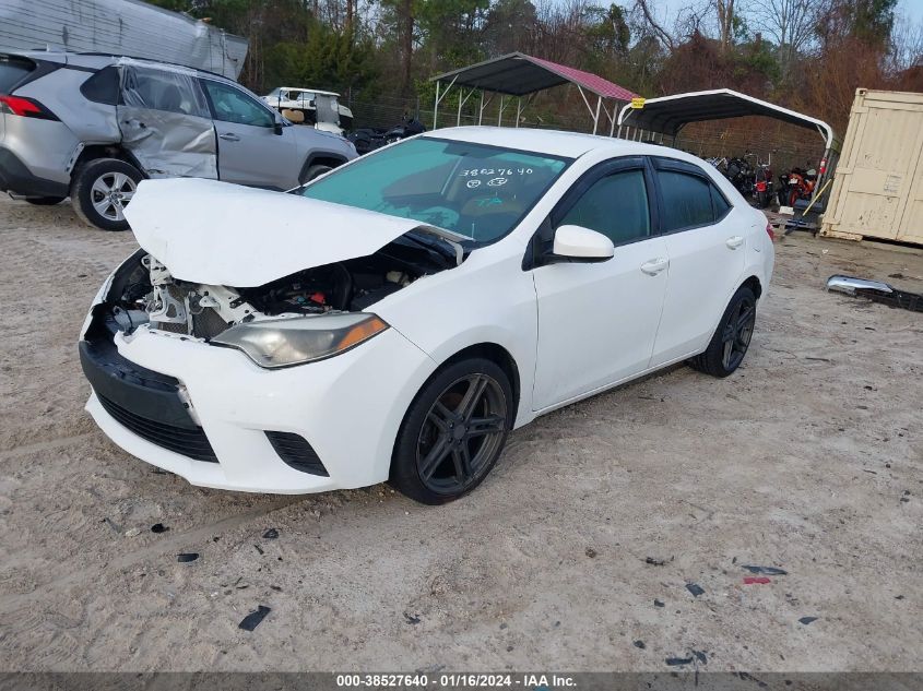 2014 TOYOTA COROLLA L/LE/LE PLS/PRM/S/S PLS - 2T1BURHE9EC110706