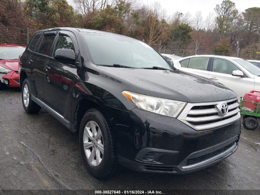 2013 TOYOTA HIGHLANDER - 5TDZA3EH1DS045990