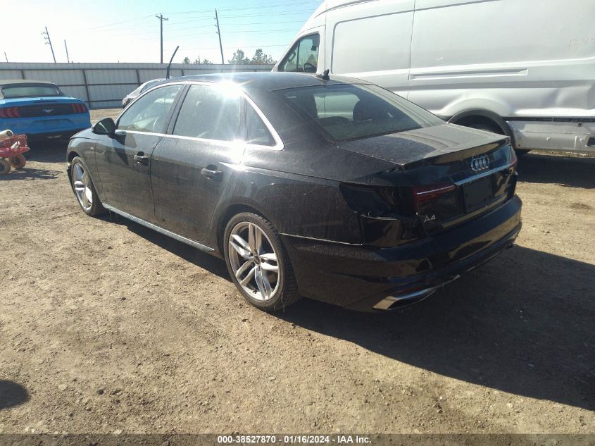 2023 AUDI A4 PREMIUM PLUS 45 - WAUEAAF42PN006802