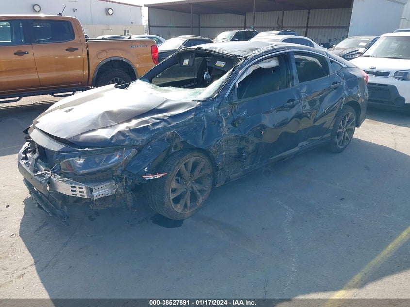 VIN 19XFC2F81ME202367 2021 HONDA CIVIC SPORT