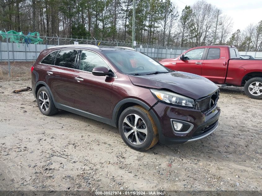 2016 KIA SORENTO 3.3L EX - 5XYPH4A59GG006411