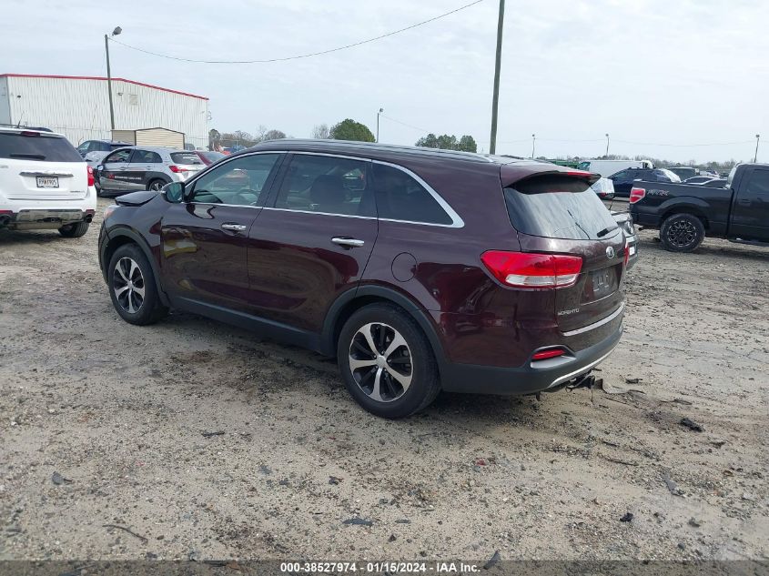 2016 KIA SORENTO 3.3L EX - 5XYPH4A59GG006411