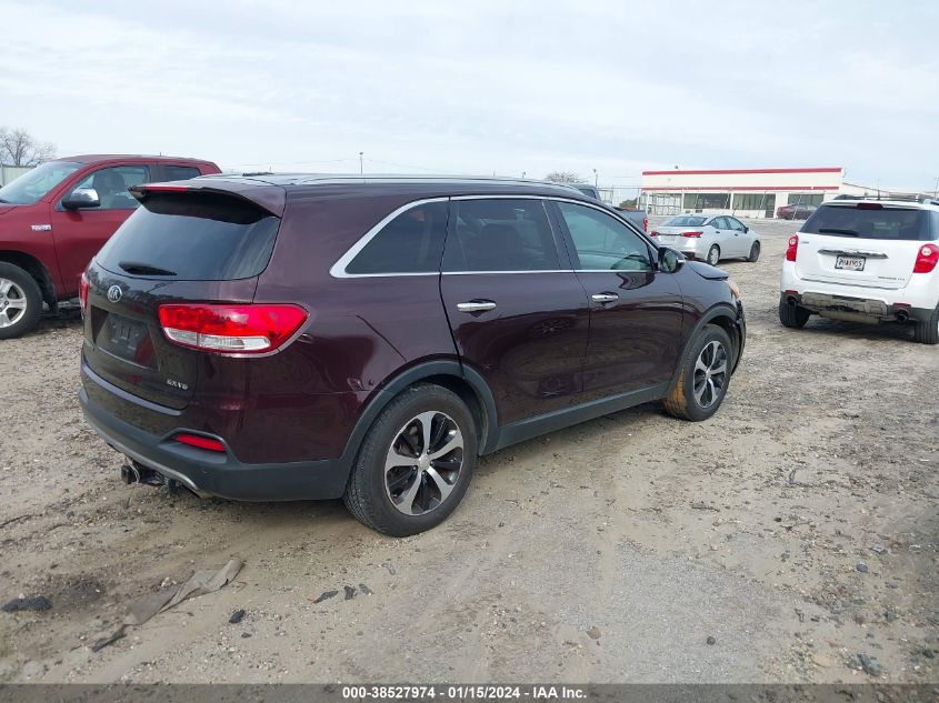 2016 KIA SORENTO 3.3L EX - 5XYPH4A59GG006411