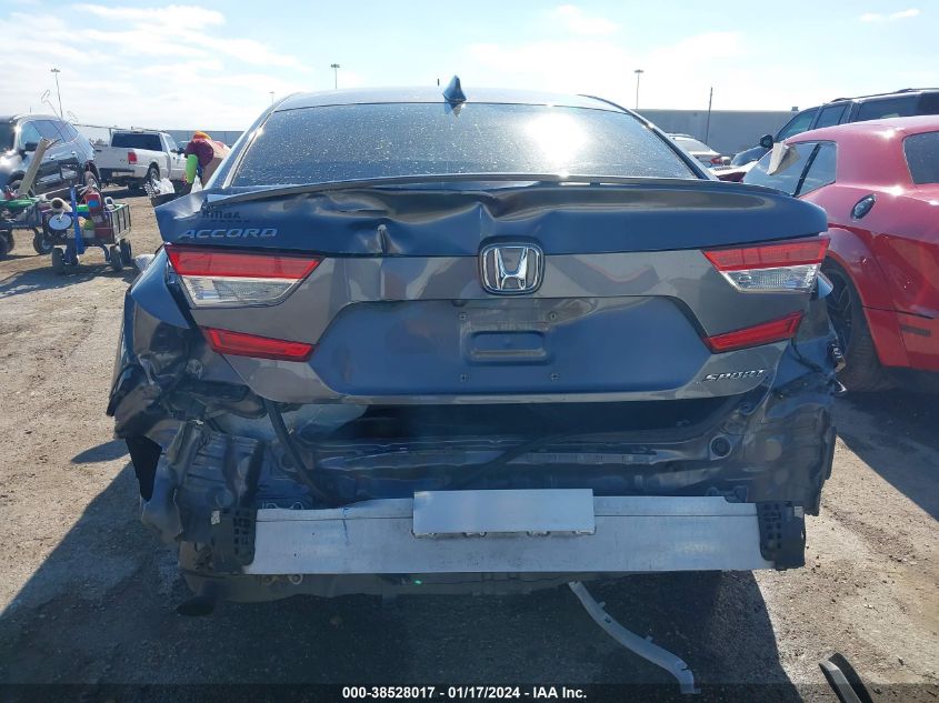 2019 HONDA ACCORD SPORT - 1HGCV1F38KA097551