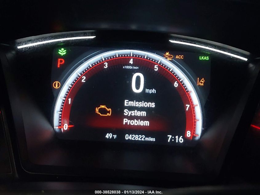 2020 HONDA CIVIC SPORT - SHHFK7H41LU410850
