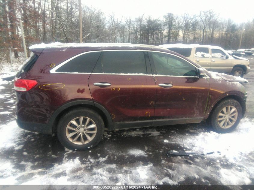 2016 KIA SORENTO 2.4L LX - 5XYPG4A38GG136102