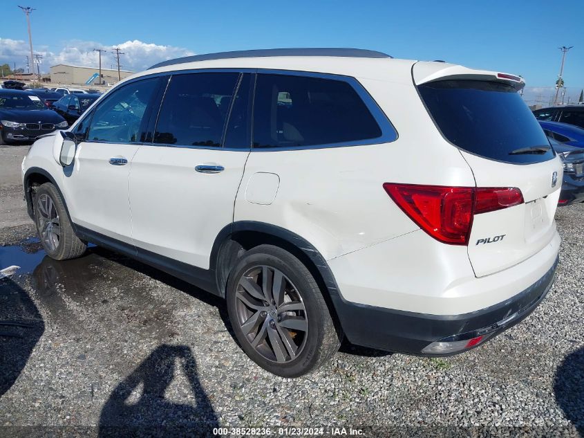 2016 HONDA PILOT TOURING - 5FNYF5H91GB023171