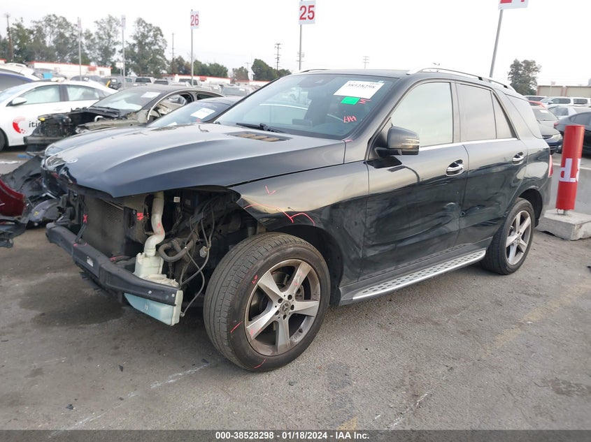 VIN 4JGDA5JB8JB015617 2018 MERCEDES-BENZ GLE 350