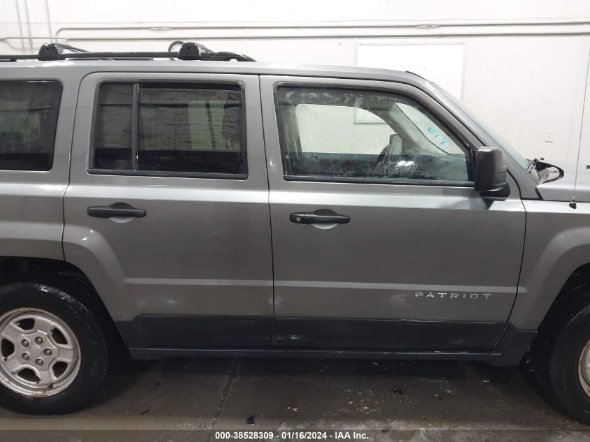 2013 JEEP PATRIOT SPORT - 1C4NJRBB0DD132034