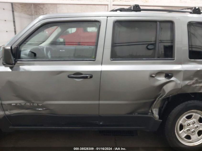 2013 JEEP PATRIOT SPORT - 1C4NJRBB0DD132034