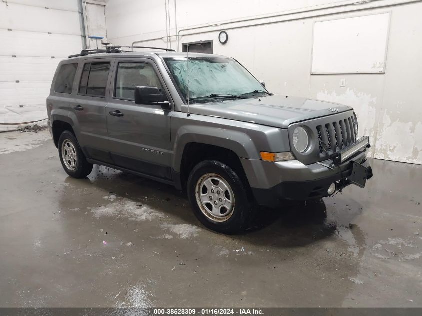 2013 JEEP PATRIOT SPORT - 1C4NJRBB0DD132034
