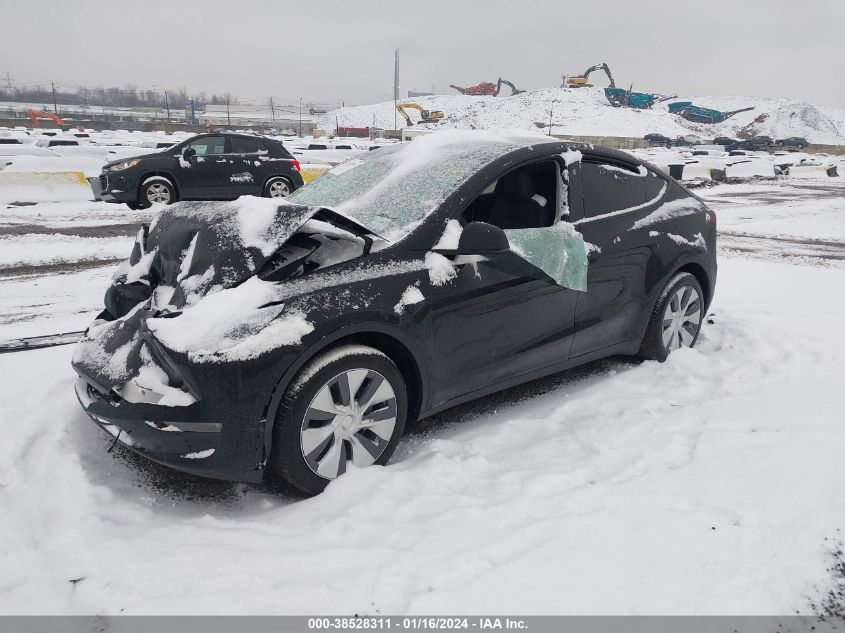 2023 TESLA MODEL Y - 7SAYGDEE4PA186230