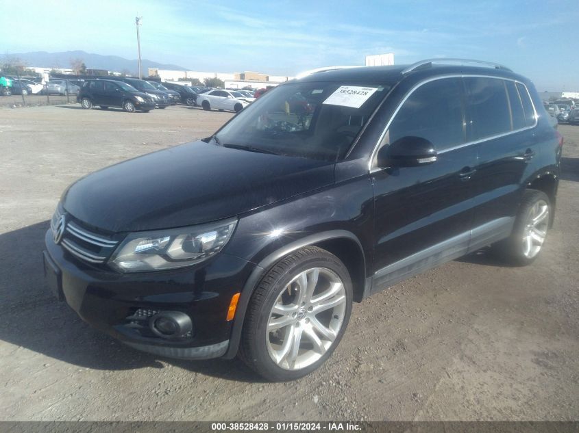 2013 VOLKSWAGEN TIGUAN SEL - WVGBV7AX1DW537487