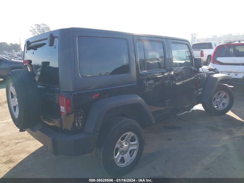 2017 JEEP WRANGLER UNLIMITED SPORT 4X4 - 1C4BJWDG8HL602252
