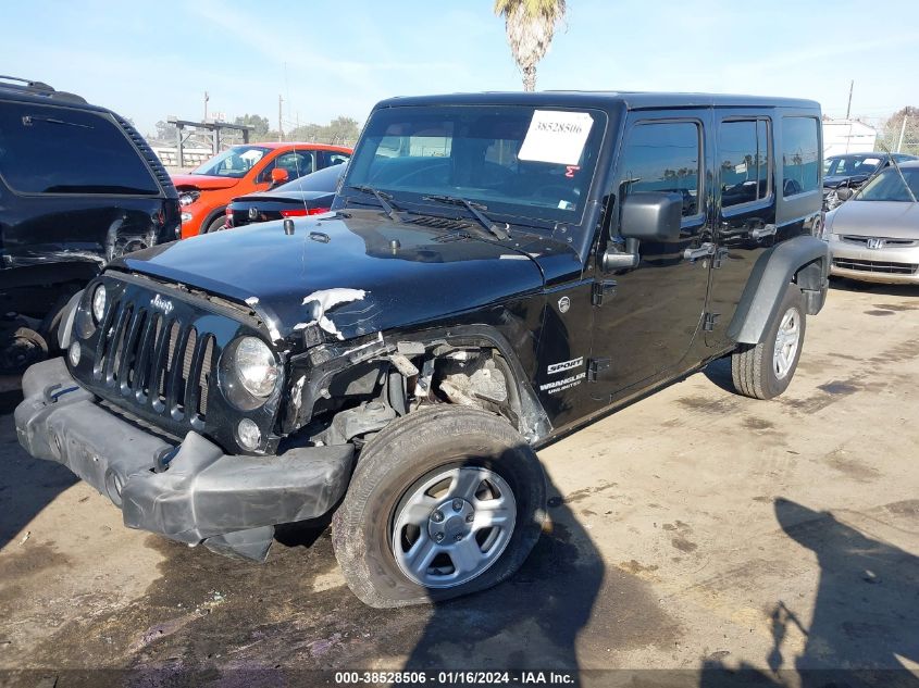 2017 JEEP WRANGLER UNLIMITED SPORT 4X4 - 1C4BJWDG8HL602252
