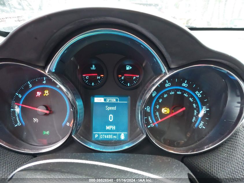 2014 CHEVROLET CRUZE 1LT AUTO - 1G1PC5SB9E7283507