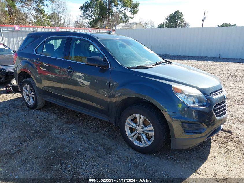 2017 CHEVROLET EQUINOX LS - 2GNALBEK7H1529521