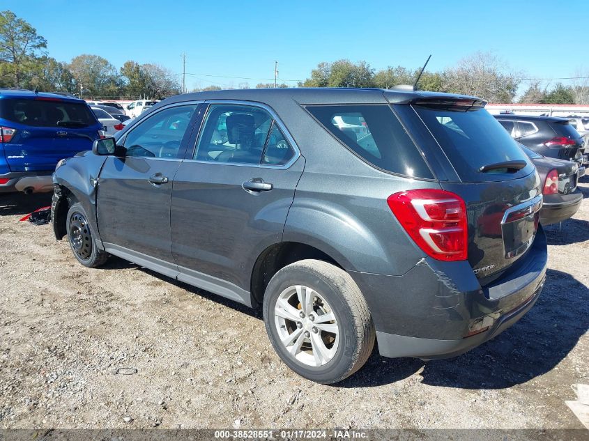 2017 CHEVROLET EQUINOX LS - 2GNALBEK7H1529521