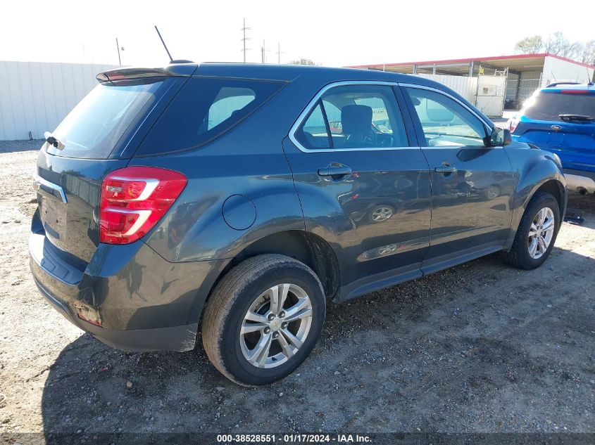 2017 CHEVROLET EQUINOX LS - 2GNALBEK7H1529521