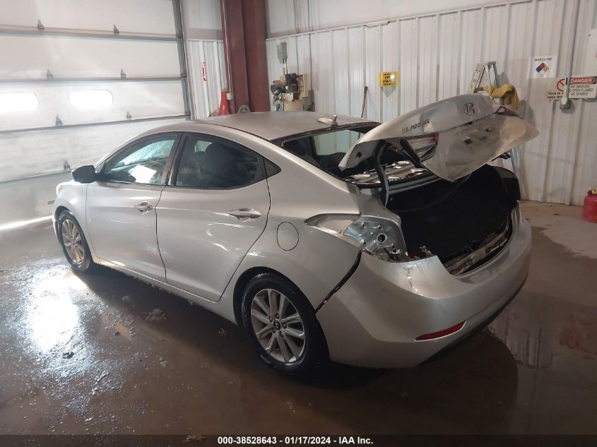 2016 HYUNDAI ELANTRA SE - 5NPDH4AE3GH688505