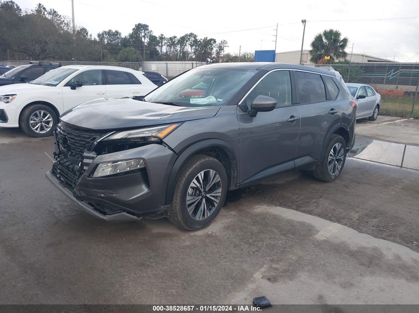 VIN 5N1BT3BA2NC689869 2022 NISSAN ROGUE SV FWD