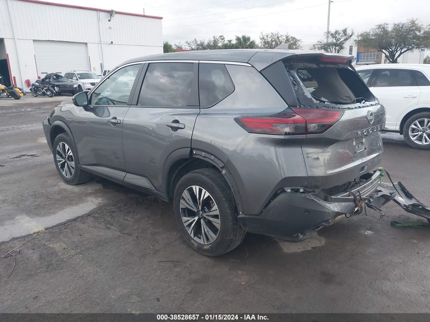 VIN 5N1BT3BA2NC689869 2022 NISSAN ROGUE SV FWD