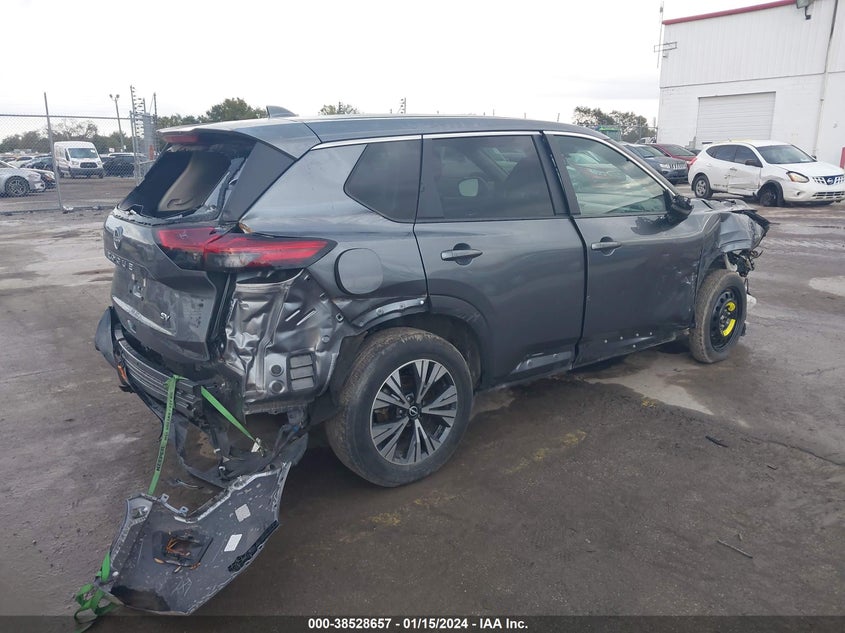 VIN 5N1BT3BA2NC689869 2022 NISSAN ROGUE SV FWD