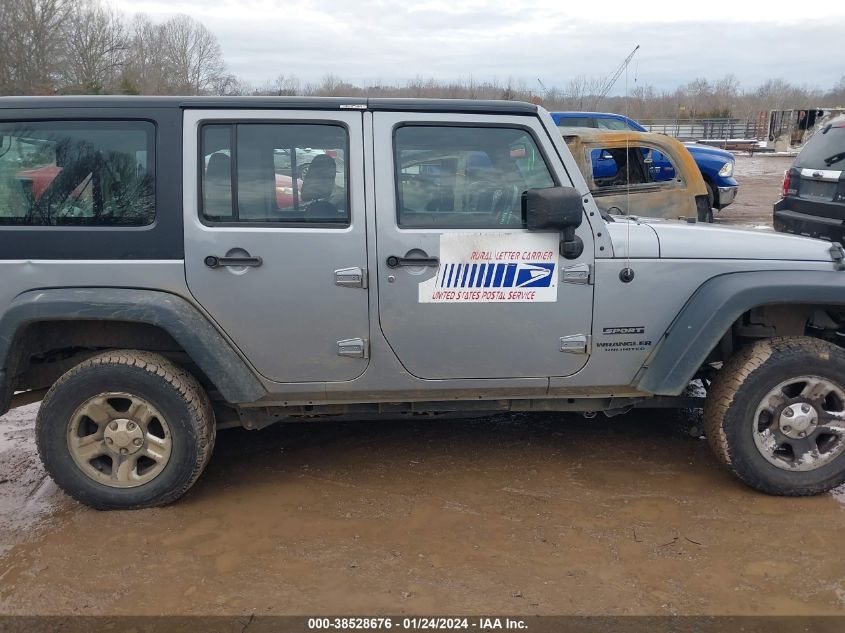 2014 JEEP WRANGLER UNLIMITED SPORT RHD - 1C4BJWKG8EL262504
