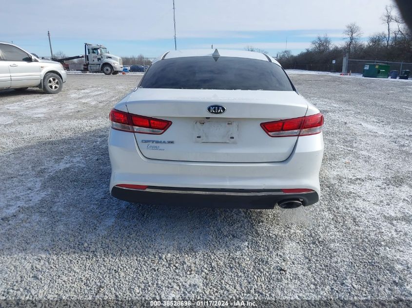 KNAGT4L31G5100864 | 2016 KIA OPTIMA