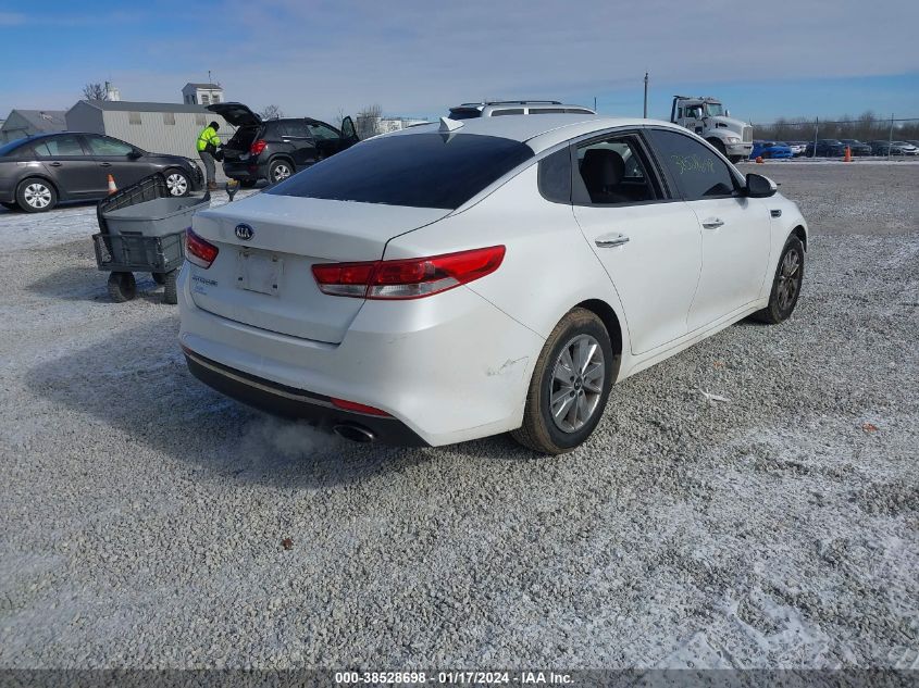 KNAGT4L31G5100864 | 2016 KIA OPTIMA