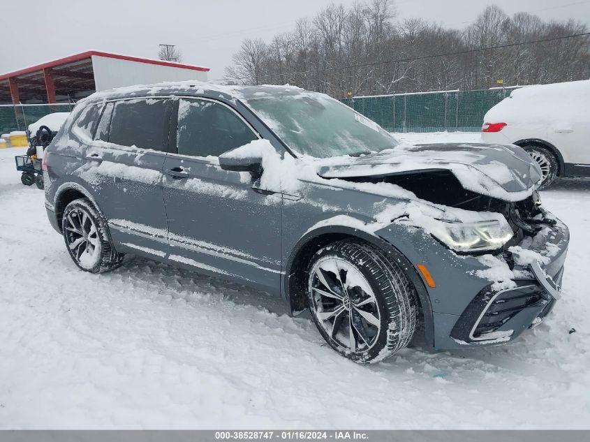 2022 VOLKSWAGEN TIGUAN 2.0T SEL R-LINE - 3VV4B7AX4NM176619