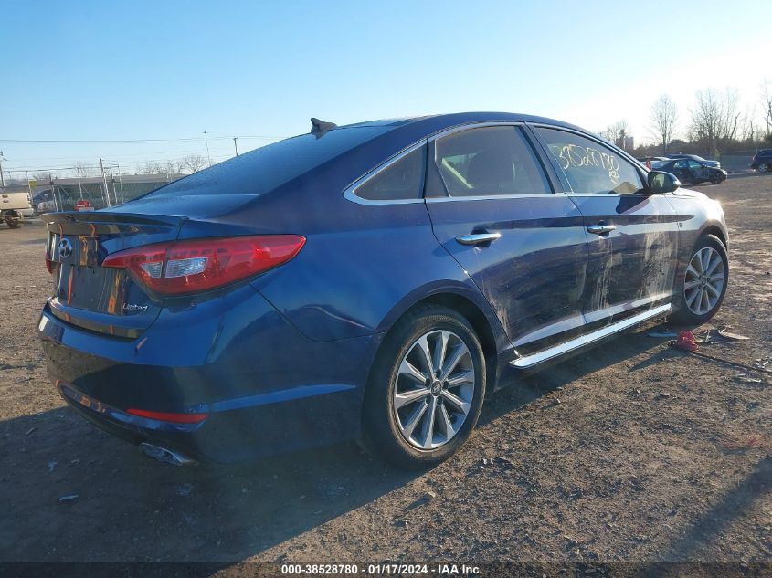 2016 HYUNDAI SONATA LIMITED - 5NPE34AF6GH332318