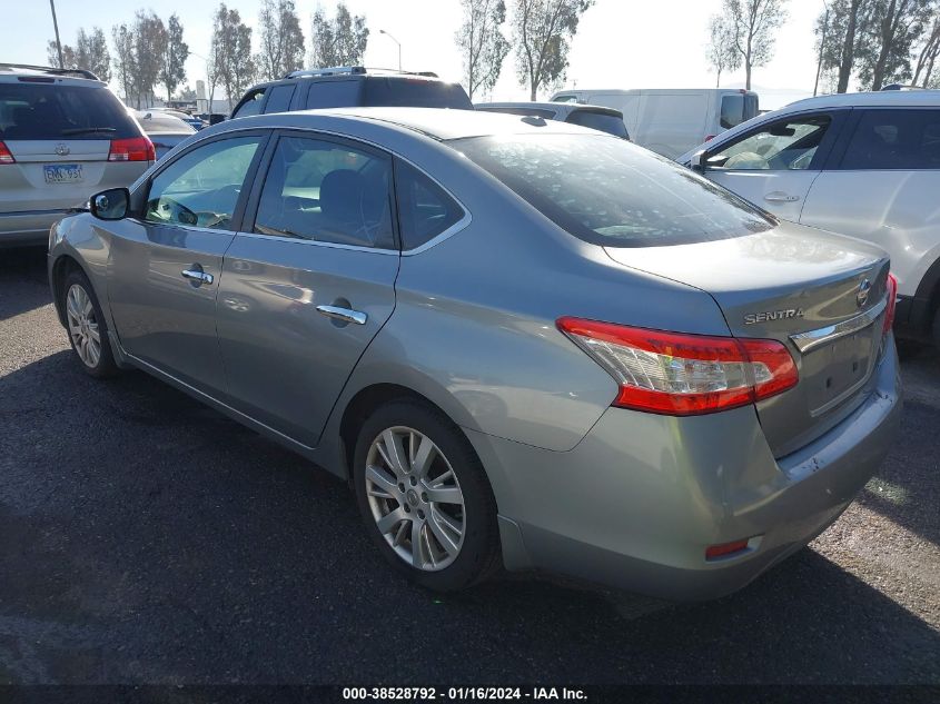2013 NISSAN SENTRA SL - 3N1AB7AP9DL683055