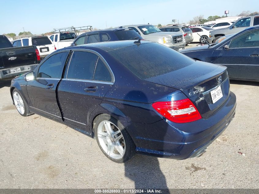 2014 MERCEDES-BENZ C 300 LUXURY 4MATIC/SPORT 4MATIC - WDDGF8AB7EG247225