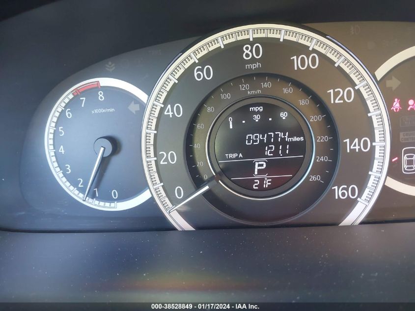 2013 HONDA ACCORD LX - 1HGCR2F32DA234335