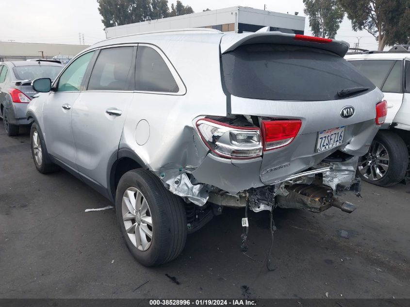 2017 KIA SORENTO LX/L - 5XYPG4A35HG275573