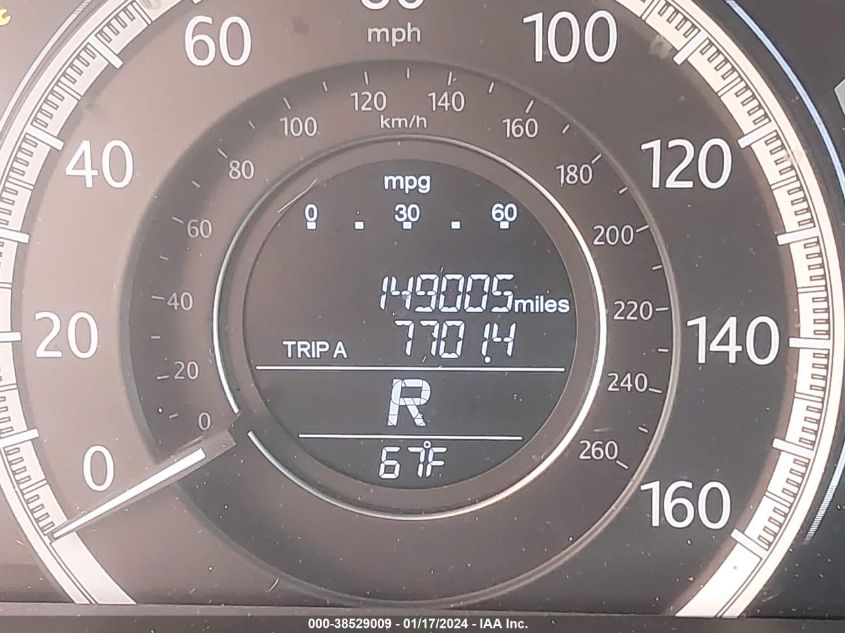 2015 HONDA ACCORD EX-L - 1HGCR2F87FA187107