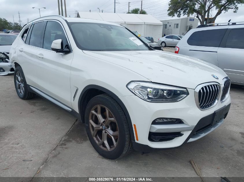 2021 BMW X3 XDRIVE30I - 5UXTY5C0XM9G36491