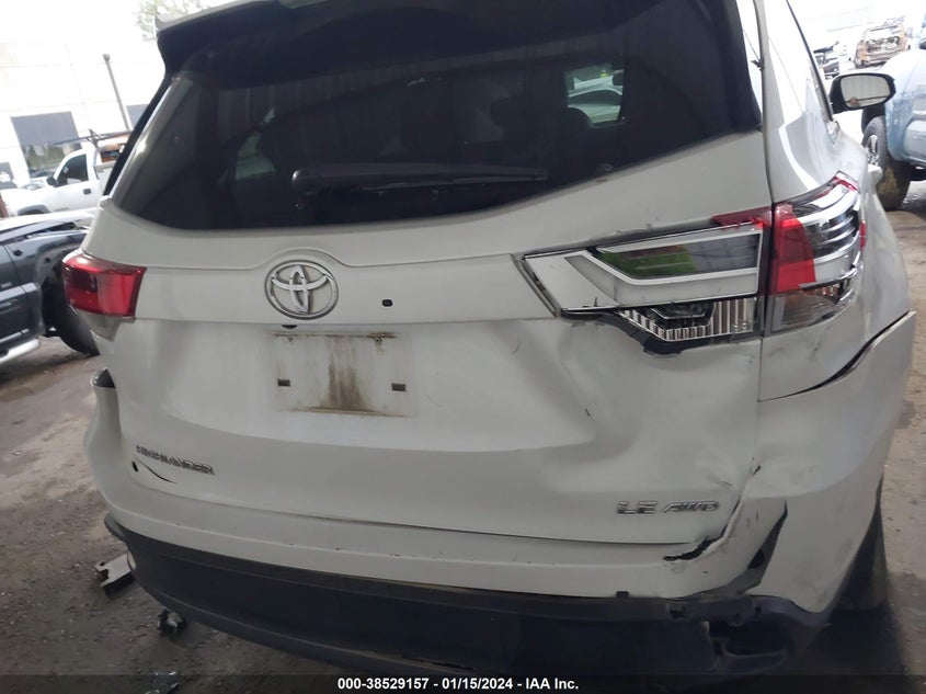 VIN 5TDBZRFH2HS398594 2017 TOYOTA HIGHLANDER LE/LE PLUS