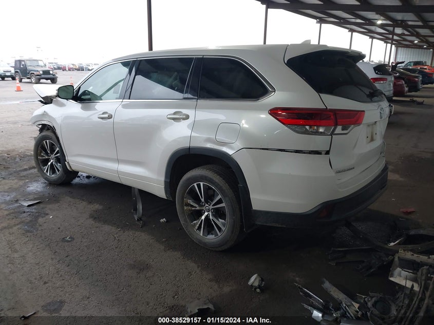 VIN 5TDBZRFH2HS398594 2017 TOYOTA HIGHLANDER LE/LE PLUS