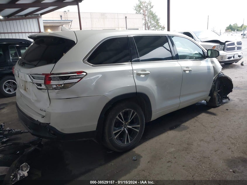 VIN 5TDBZRFH2HS398594 2017 TOYOTA HIGHLANDER LE/LE PLUS