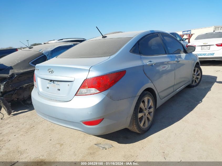 2013 HYUNDAI ACCENT GLS/SE - KMHCU4AE2DU427712