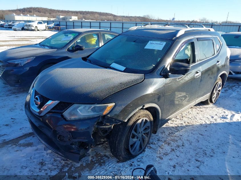 2016 NISSAN ROGUE S/SL/SV - 5N1AT2MT1GC866953