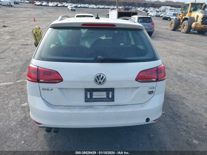 2015 VOLKSWAGEN GOLF SPORTWAGEN TDI SE 4-DOOR - 3VWCA7AU1FM510039