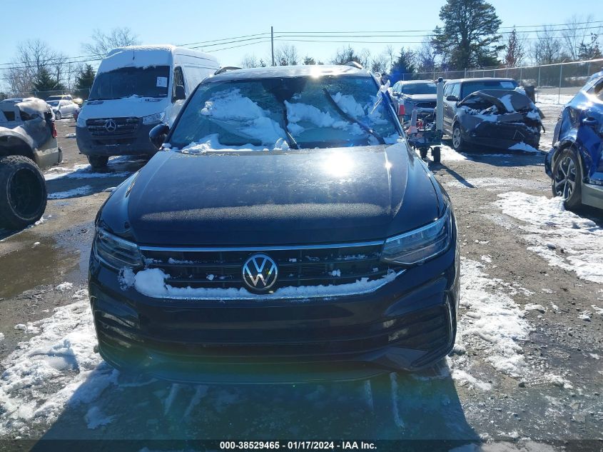 2022 VOLKSWAGEN TIGUAN SE R-LINE BLACK - 3VVCB7AX5NM085029