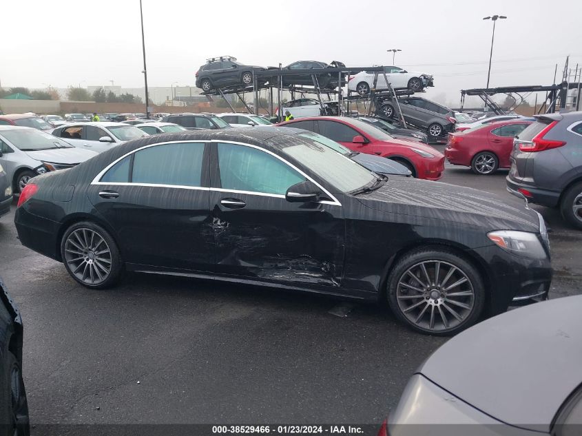 2016 MERCEDES-BENZ S 550 - WDDUG8CBXGA223827
