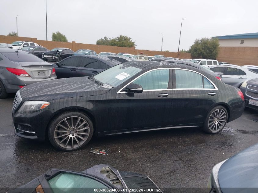 2016 MERCEDES-BENZ S 550 - WDDUG8CBXGA223827